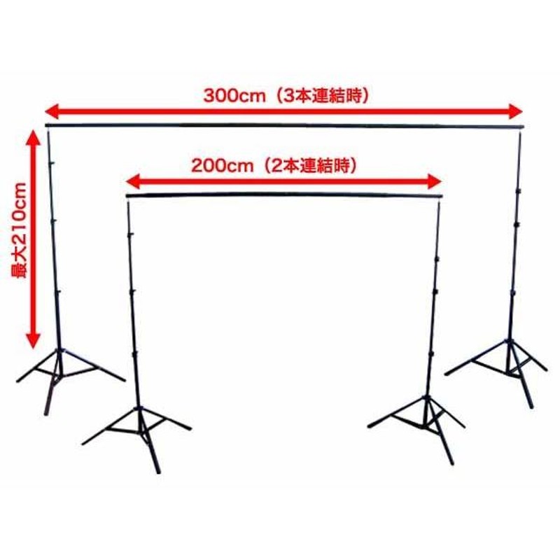 撮影ブース 大型 商品撮影用 背景 スタンドバック付 横伸縮タイプ 大型