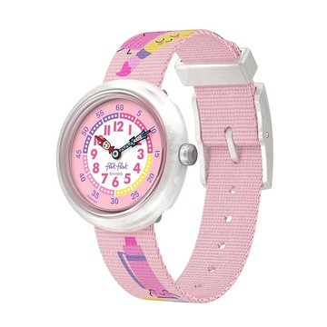 【swatch】FLIKFLAK 兒童手錶 IN MY BAG 3-10歲/靜音無秒針/安全防水/瑞士製造 FBNP247 (31.85mm)