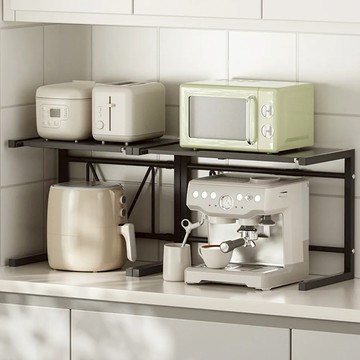 YOUFONE LIFE 雙層伸縮置物架/分層伸縮收納架