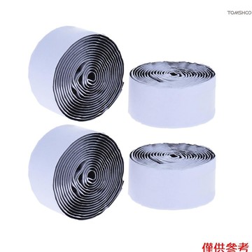 Winn Pedalboard 踏板安裝膠帶緊固件長度 2M 寬度 3CM 用於吉他踏板板,4 件裝(2 個掛鉤 + 2