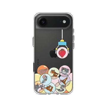 iPhone Air Clear Case（相機按鈕） 透明 - 湯姆貓與傑利鼠 Tom and Jerry - 娃娃機