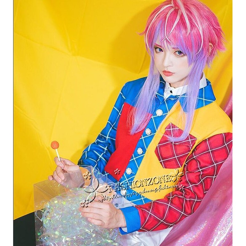 声優キャラ風 Drb ヒプノシスマイク Alternative Rap Battle 飴村乱数 コスプレ衣装 ウィッグ 男 女サイズ コスチューム ハロウィン仮装 通販 Lineポイント最大0 5 Get Lineショッピング