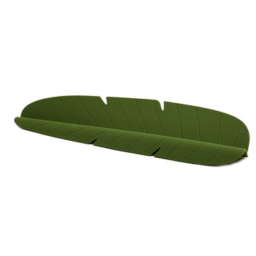Dailylike 矽膠擋水板 50*6*14cm  香蕉葉款 綠色  1個
