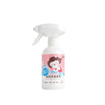 LADY N 超強效貓廁清潔慕斯300ml*1入(貓砂盆清潔)