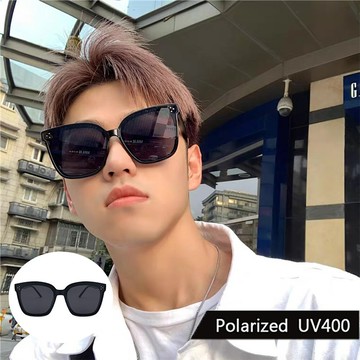 韓國明星款偏光太陽眼鏡 大框TR時尚墨鏡 男女適用 防眩光 抗UV400【1114】