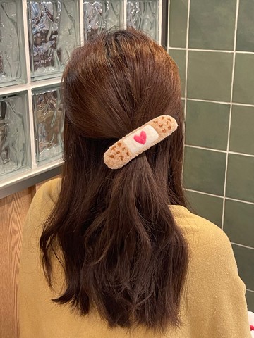 大膠布 法式彈簧夾 文創 頭飾 髮飾 俄羅斯刺繡 戳戳繡 客制化