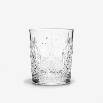 Bormioli Rocco 晶菱雕花 390ml 玻璃威士忌杯︱單品