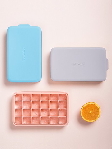 家用硅膠冰格帶蓋 制冰神器制冰盒 自制冰塊模具冰箱制冰格冰塊盒