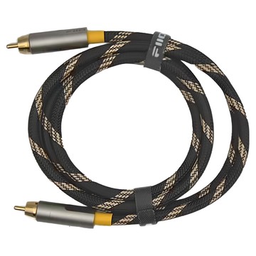 FIIO 飛傲 數位同軸RCA音源對錄線 (150cm)  LR-RCA5L  1條