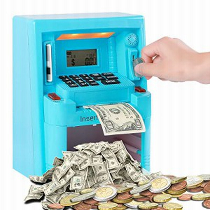 マネー 銀行おもちゃatm貯金箱貯金銀行貯金箱おもちゃatm現金コイン節約銀行ピンク機子供のためのパーフェクト お金 銀行 おもちゃ Aliexpress 貯金箱 誕生日のおもちゃの贈り物 10歳の男の子の女の子 電子リアルマネーコインatmマシン プラスチック大セービング