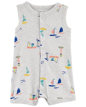Baby Sailboat Snap-Up Romper