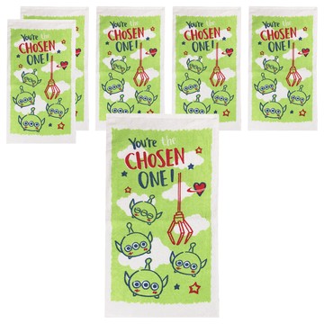 Disney 迪士尼 三眼怪娃娃機洗臉巾  6條  三眼怪 綠色