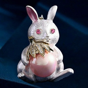 【巴黎精品】現貨+預購 女西裝高級胸針裝飾別針領針襯衫防走光釦首飾-兔子小眾高檔女配件a1jx112