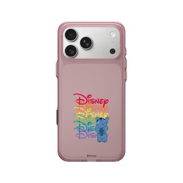 iPhone 17 Pro Max Clear (相機按鈕) 晶醺玫 - 迪士尼-史迪奇 Disney Stitch - 史迪奇 Stitch - Pride Celebration