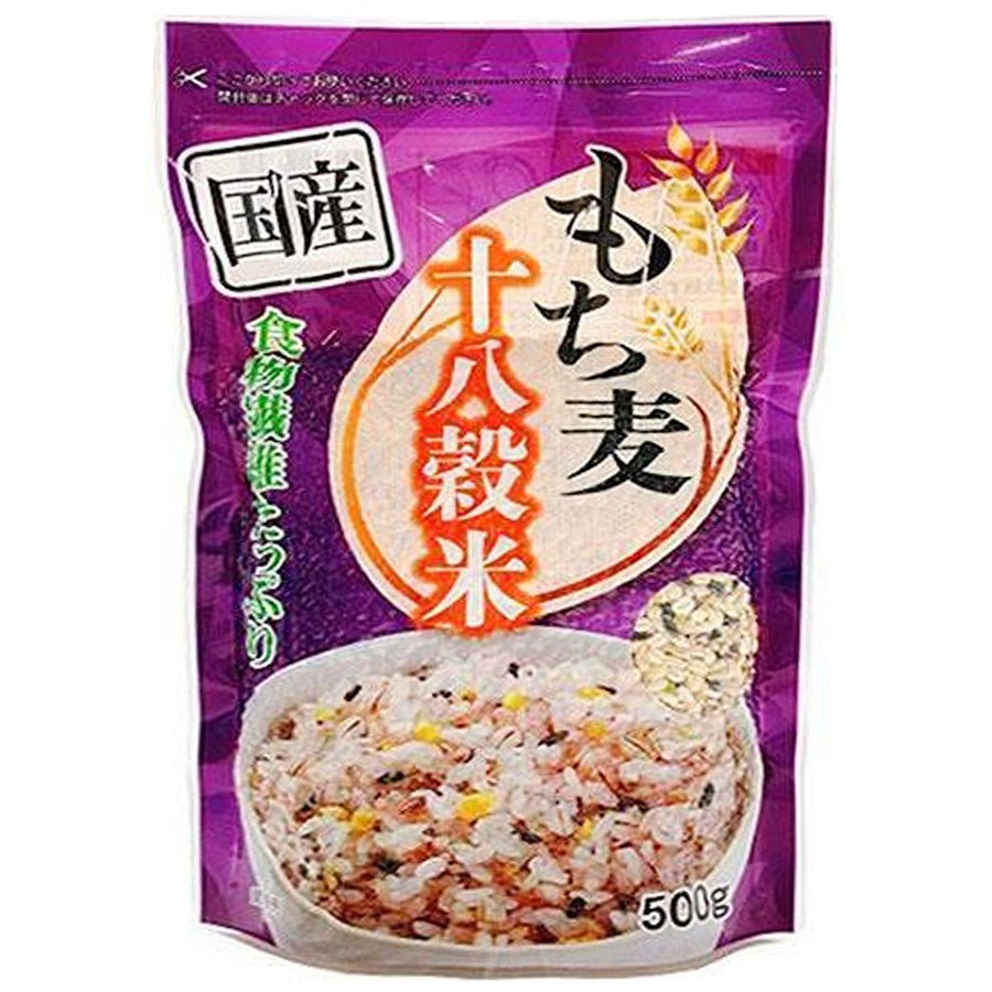 国産 もち麦十八穀米 500g