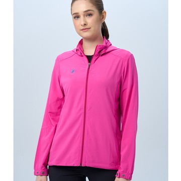 【WILDLAND荒野】女彈性環保紗抗UV山旅外套桃紅色