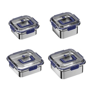 304不鏽鋼手提保鮮盒 3000ml