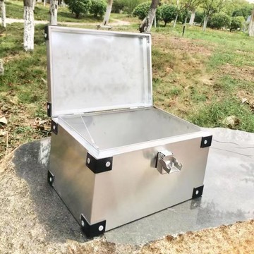 免運 特惠/工廠直銷 車筐 自行車車筐 機車車筐  后備箱不銹鋼摩托車電動車電瓶車尾箱加厚304通用外賣儲物特大號全館折扣 特價出 可開發票 m5421