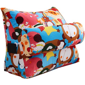 帶頭枕三角大靠背沙發床頭靠枕腰墊床上軟包辦公室抱枕飄窗靠墊背