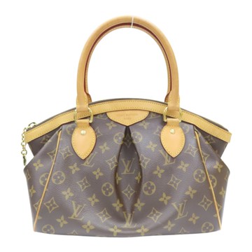 LOUIS VUITTON LV 路易威登 棕色 原花 帆布 Tivoli PM 手提包 M40143 【二手名牌BRAND OFF】