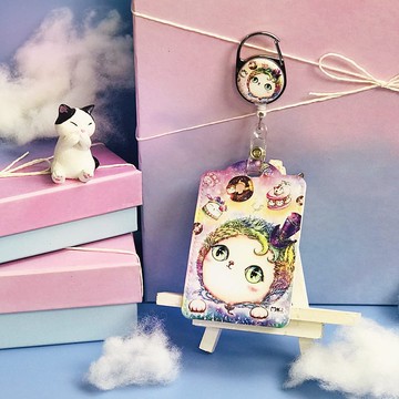 伸縮卡套 | 識別證套 | 悠遊卡套 - 小吃貨甜甜貓