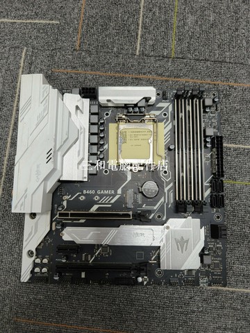 影馳 B460 GAMER 主板 實物如圖 功能接口全好 裸板 成色好【三和電腦配件店】