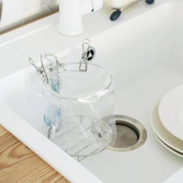 完美主義 |不鏽鋼水槽垃圾袋架 MIT台灣製【D0023】