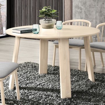 Boden-喬溫4尺圓型餐桌/休閒桌/洽談桌/商務桌