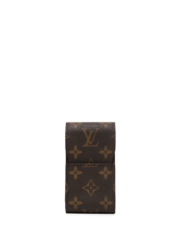 Louis Vuitton Pre-Owned - pre-owned Etui Monogram pouch - unisex - PVC - One Size - Brown