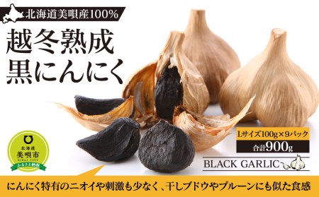 越冬熟成黒にんにく９００ｇ（100ｇ×９パック）