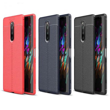 AUTO FOCUS  for  SAMSUNG Galaxy A70 ( A705 ) 6.7 吋  仿皮荔枝紋- 軟殼