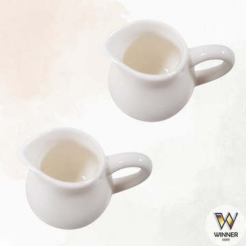 瓷器小奶盅【Winner】迷你奶盅 奶盅 奶精杯 奶壺 醬料盅 奶杯 小奶壺 蜂蜜盅 蜂蜜杯 糖漿缸 果糖罐 楓糖罐