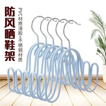 🔥臺灣出貨🔥晾曬鞋架 家用掛鞋窗外涼鞋架子室內防風陽臺室外掛鉤勾曬鞋子神器