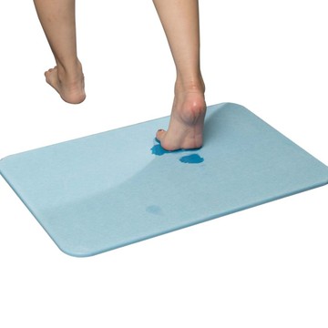 威瑪索 珪藻土地墊 藍 吸水 速乾 地墊 60X39cm 浴墊 踏墊 腳墊