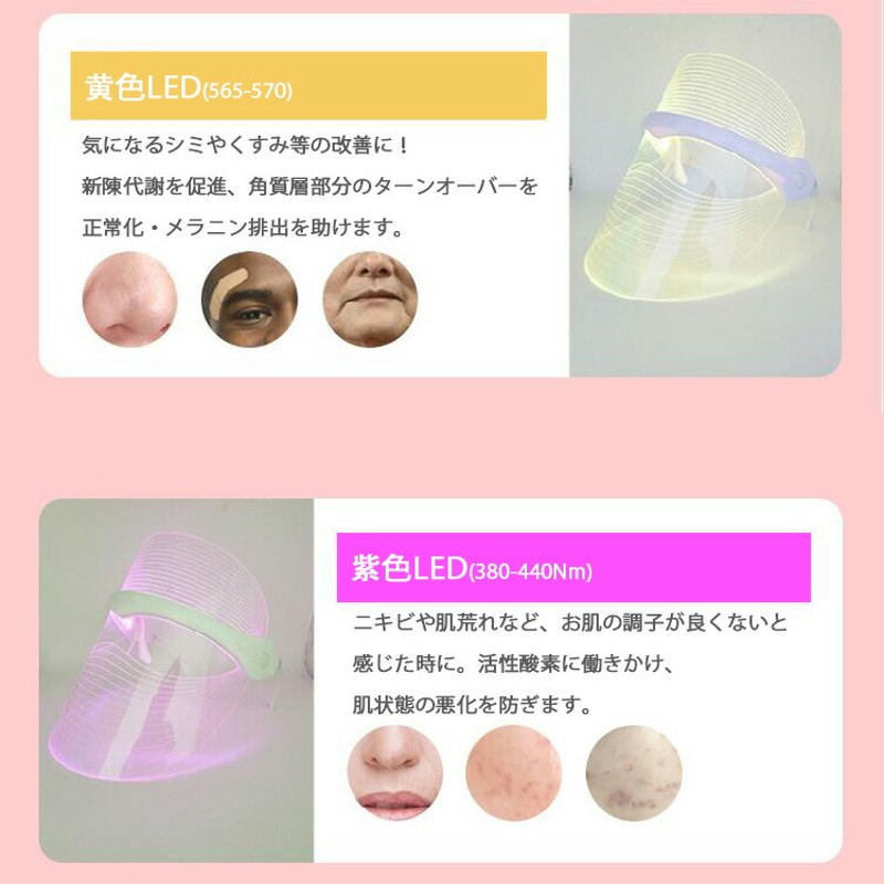 LEDマスク 光エステ 美顔器 LEDフェイスマスク 美顏マスク リフト