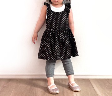 美國古董棉質肩部褶邊褶皺連衣裙