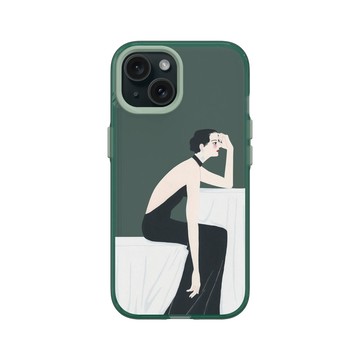 iPhone 15 Clear 憂墨綠 - Konatsu Tani 谷小夏 - 凝視的形狀