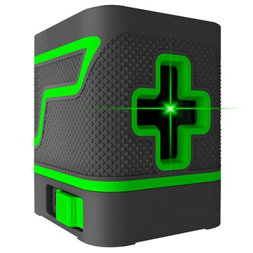 AHOYE 便攜式兩線雷射水平儀 墨線儀  尺寸8*7*6cm  230g  ABS材質  1個