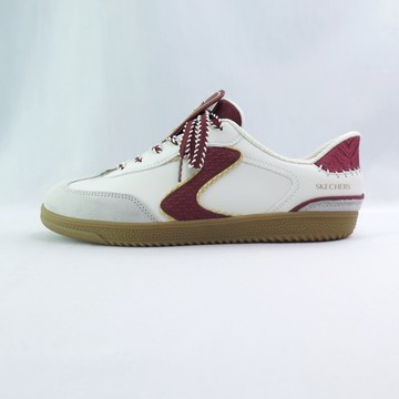 Skechers 馬年限定 800034WOFWT 女休閒鞋 HOTSHOT 寬楦 瞬穿 米白紅