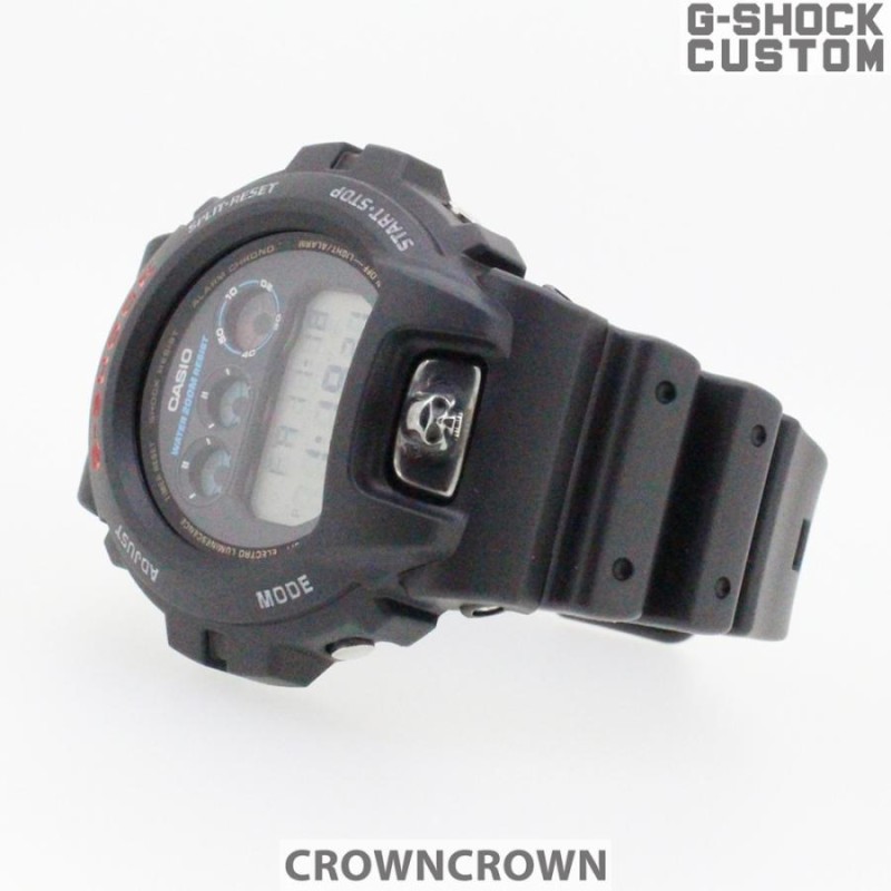 G-SHOCK CUSTOM ジーショック カスタム 腕時計 DW-6900 DW6900-1V シルバー925 ドクロ スカル ボタン SKULL  CROWNCROWN DW6900-086 | LINEブランドカタログ