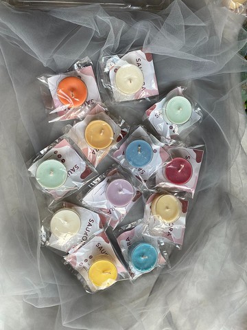 彩色茶蠟燭套裝