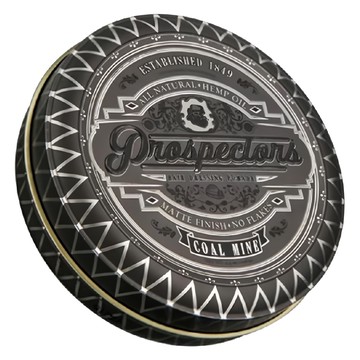 Prospectors 淘金者 Coal Mine 煤炭髮泥，啞光，不含薄片  4oz  1個