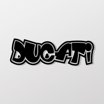 DUCATI/HHP/車貼 SunBrother孫氏兄弟 3M 反光貼紙 防水貼紙 車貼貼紙