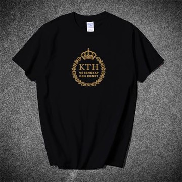 瑞典皇家理工學院T恤短袖KTH校服紀念品穿棉留學生百搭畢業聚會t