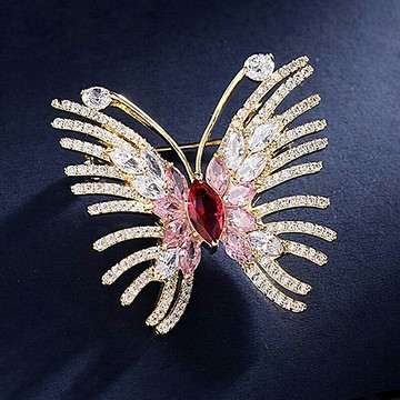 【巴黎精品】現貨+預購 女西裝高級胸針裝飾別針領針襯衫防走光釦首飾-蝴蝶絲巾固定女配件3色a1jx117