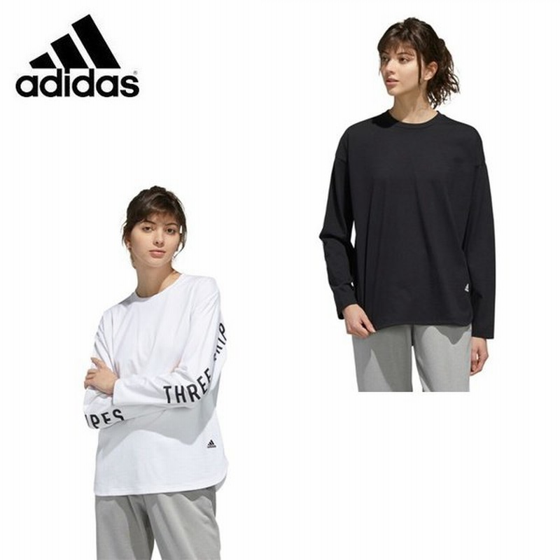 アディダス Tシャツ 長袖 レディース Mh バックコンシャス長袖tee Gun71 Adidas 通販 Lineポイント最大0 5 Get Lineショッピング