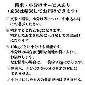 ふるさと納税 新潟県産コシヒカリ  [玄米]30kg 農家直送（小分け・精米サービス可能） 新潟県糸魚川市