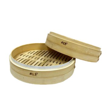 晶瓚單層1尺串底竹蒸籠/竹編蒸籠/蒸籠屜(含蓋)