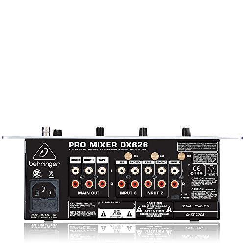 ベリンガー DJミキサー 3ch BPMカウンター PRO MIXER DX626[並行輸入品]