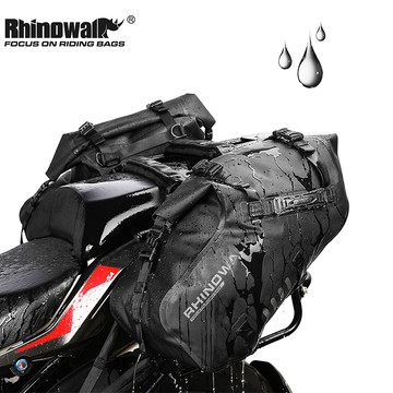 Rhinowalk  機車馬鞍包  鞍座包 2 件防水機車側袋包  機車旅行包 28L